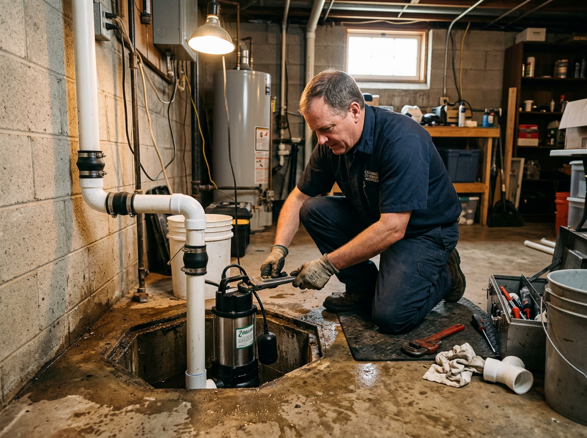 Sump Pump Repair in Columbia